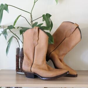 Women's Mexaboot Tan Western Boots Size 6.5 - Style # 1502